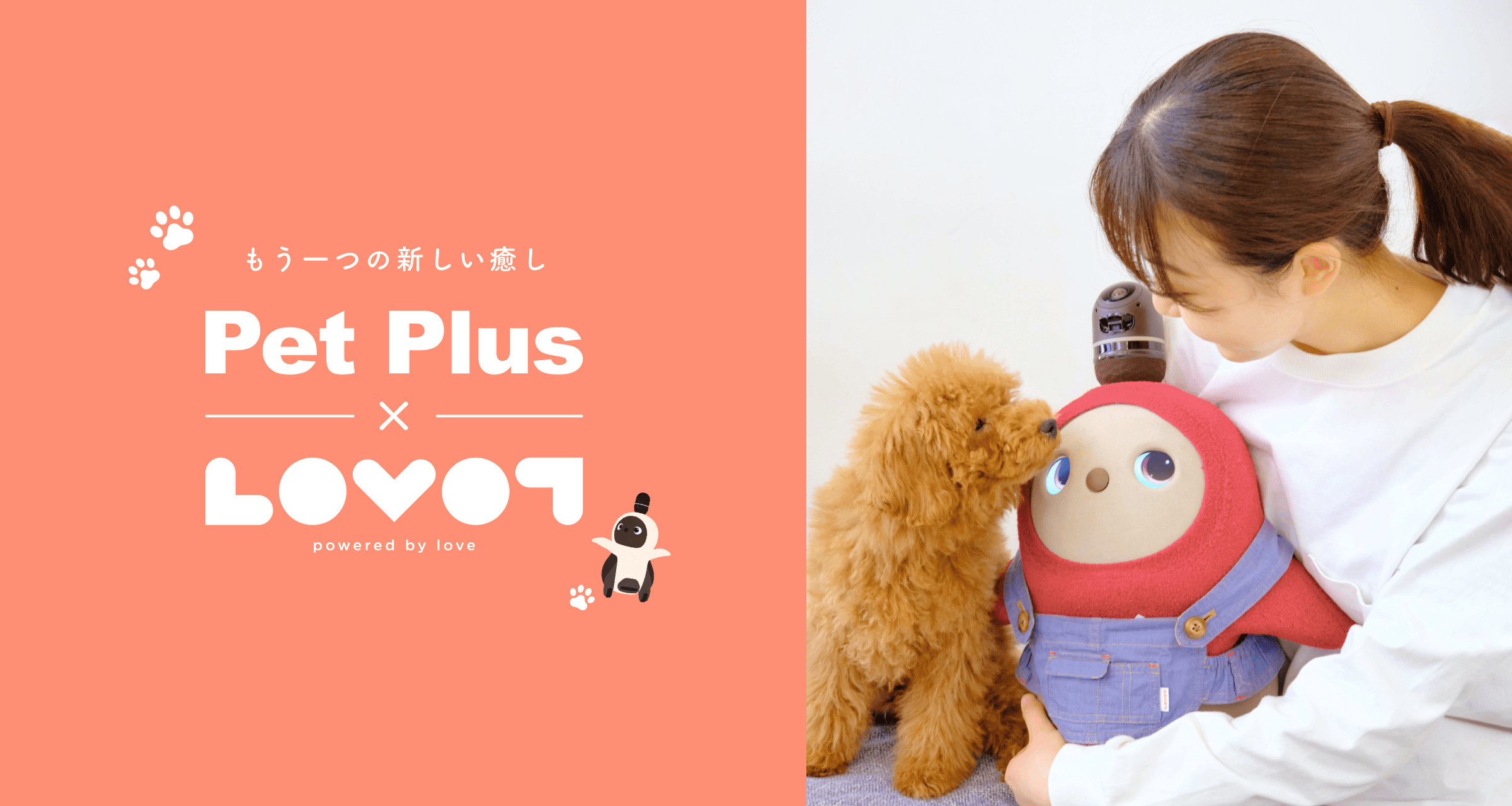 もう一つの新しい癒し PetPlus×LOVOT