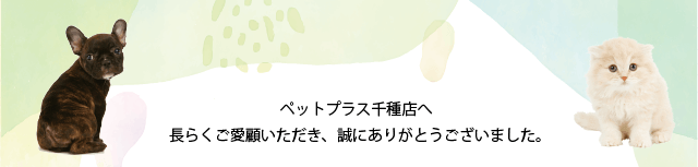 ペットプラス 千種店　閉店に伴うフェア開催のお知らせ