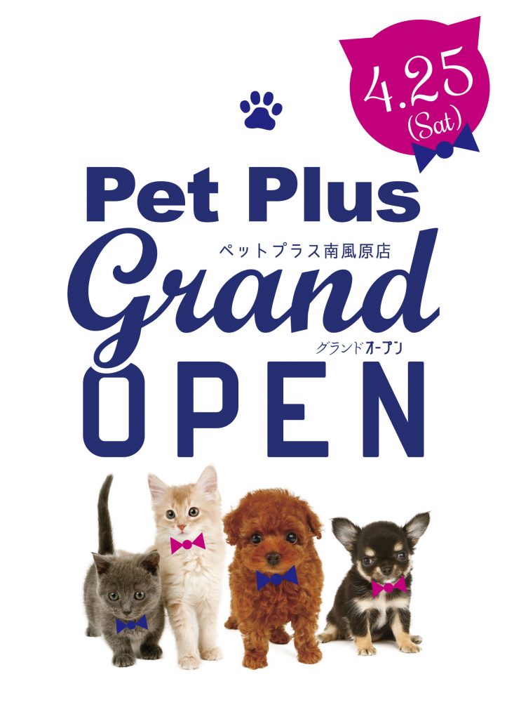 2020年4月25日（土）PetPlus 南風原店オープン！