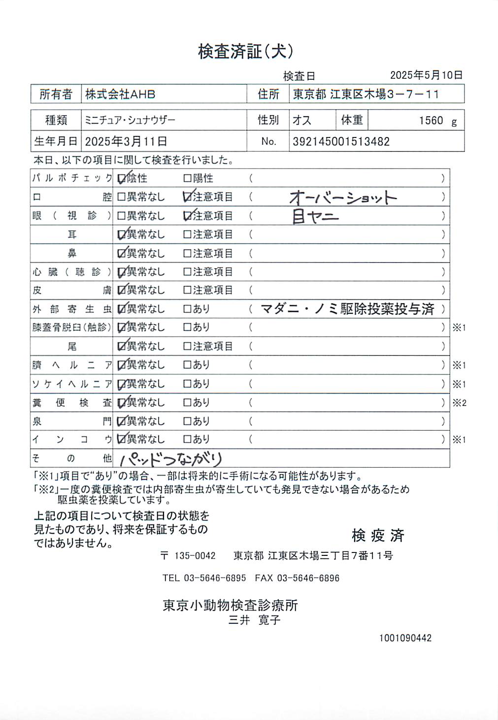 ミニチュア・シュナウザー
