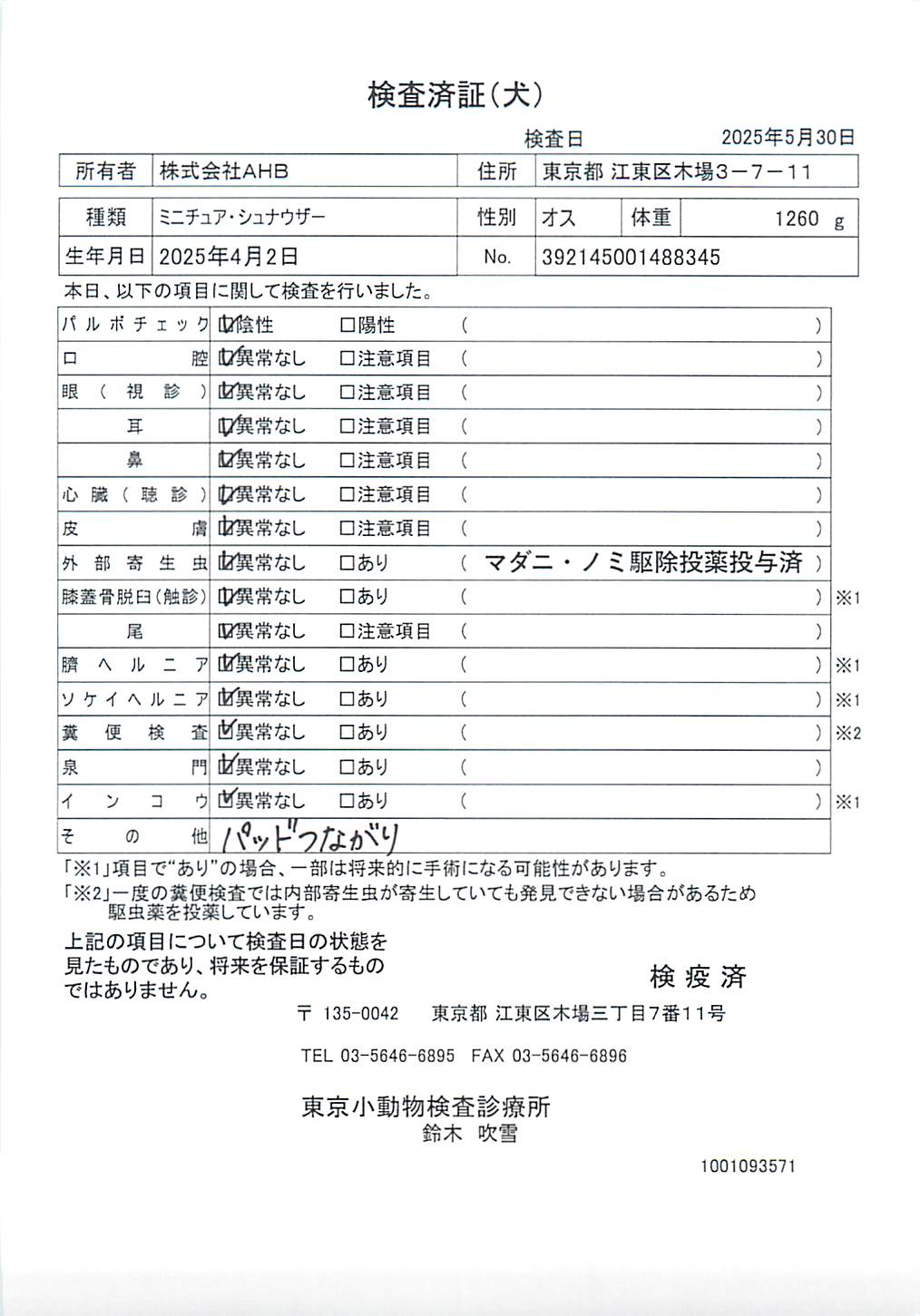 ミニチュア・シュナウザー