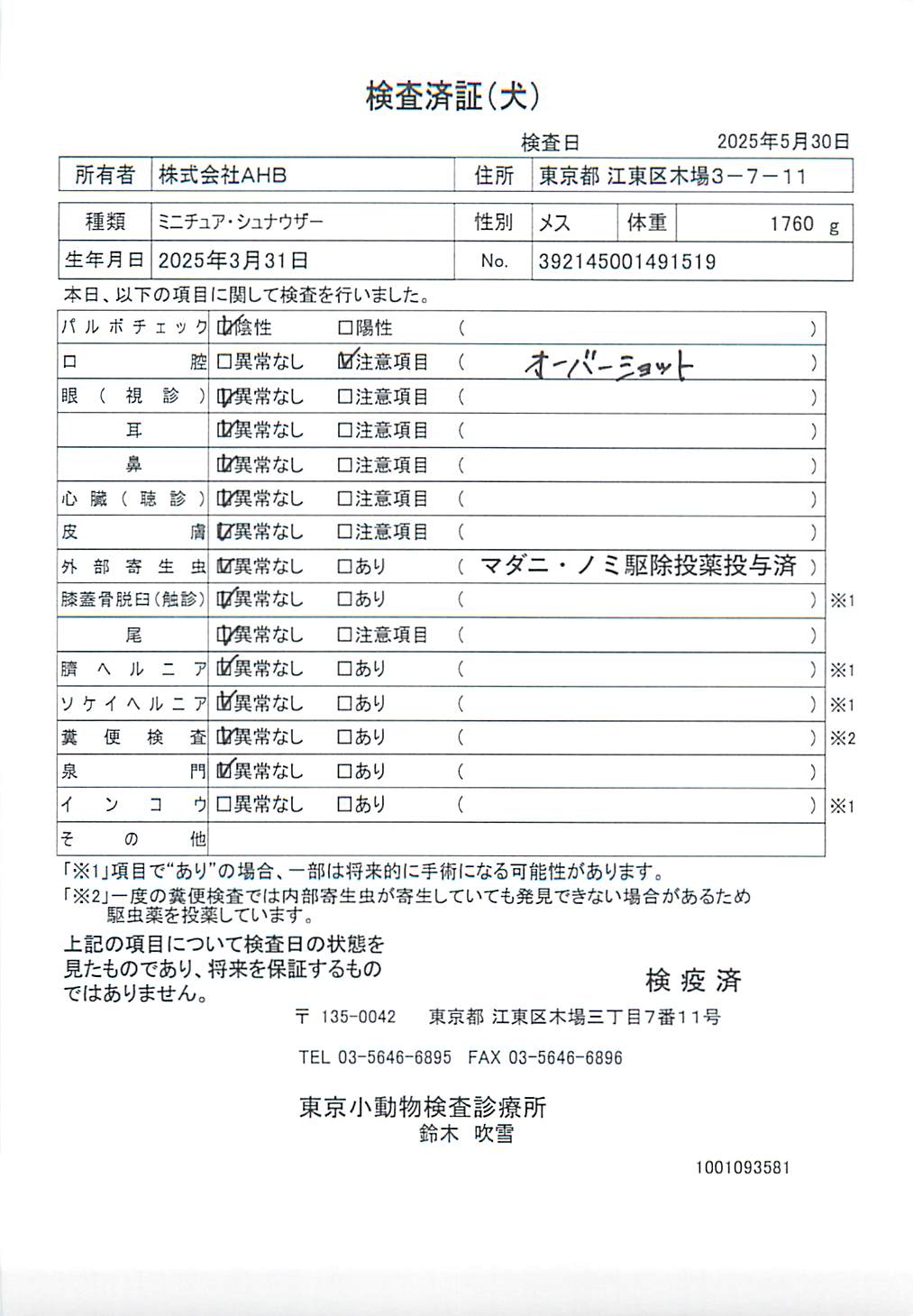 ミニチュア・シュナウザー