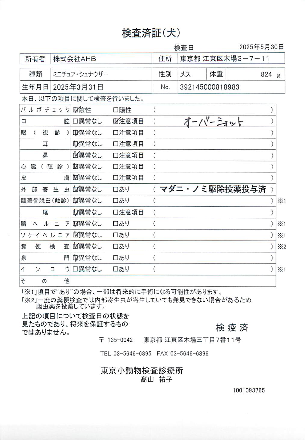 ミニチュア・シュナウザー