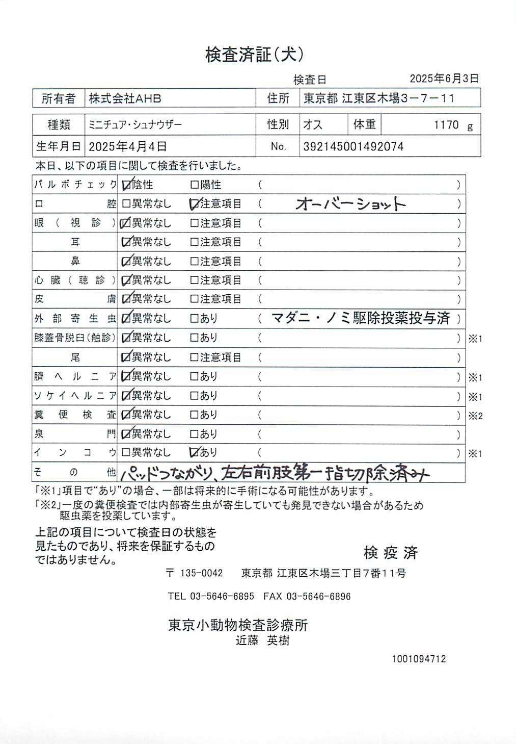 ミニチュア・シュナウザー