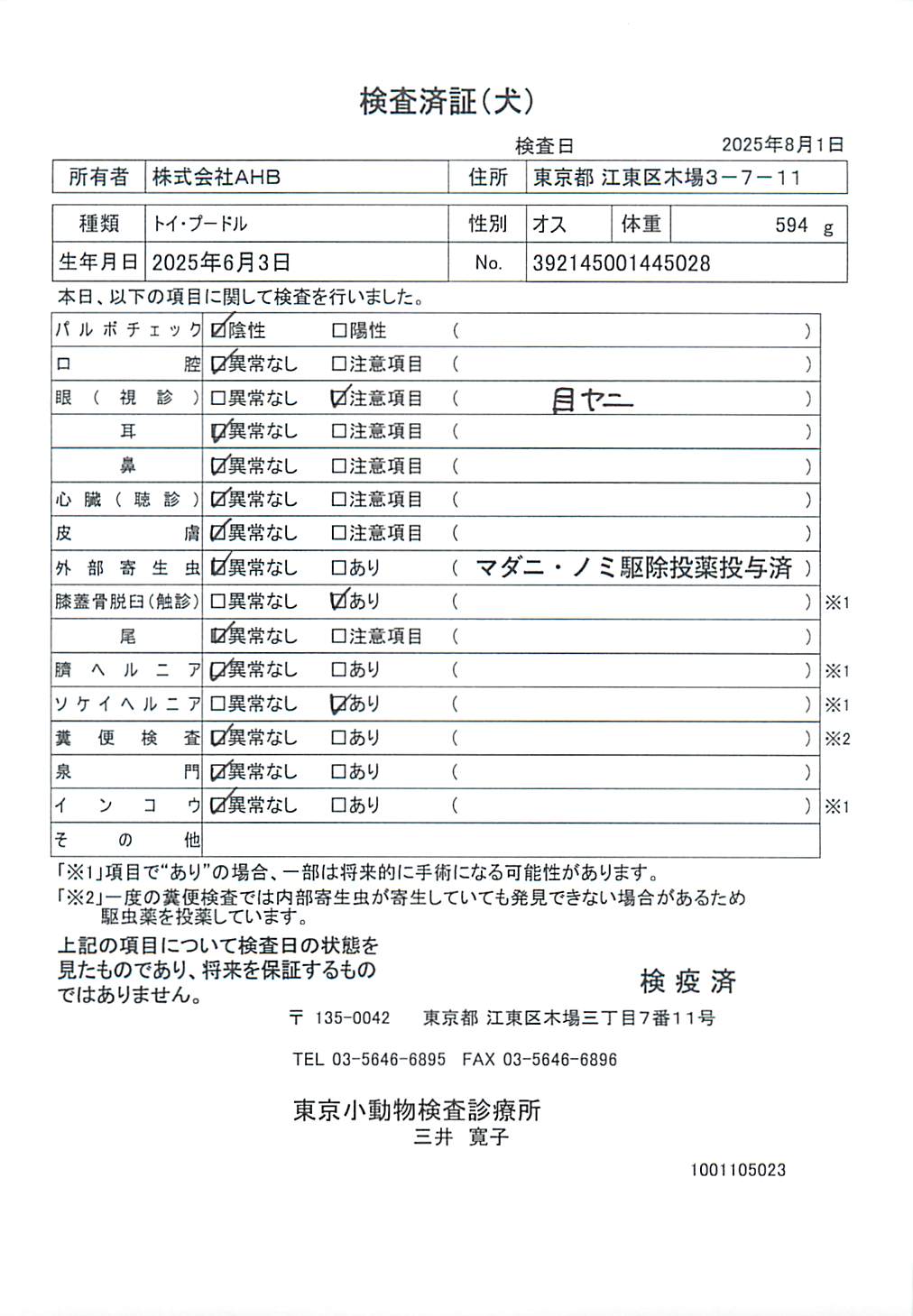 トイ・プードル