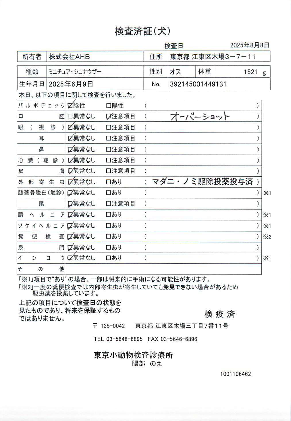ミニチュア・シュナウザー
