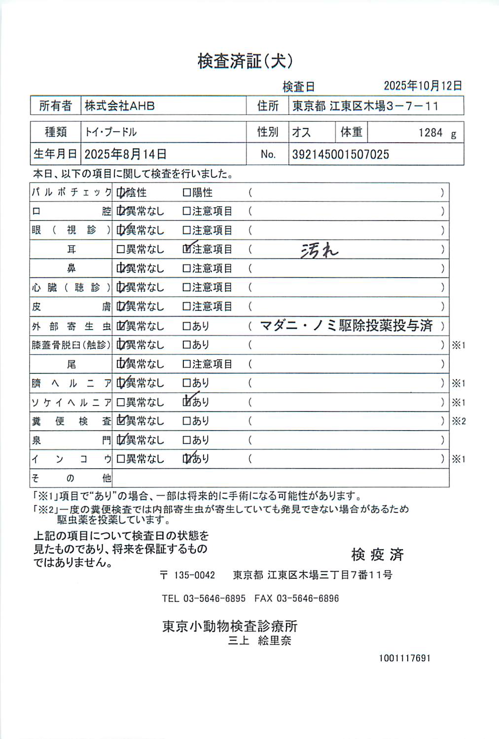 トイ・プードル