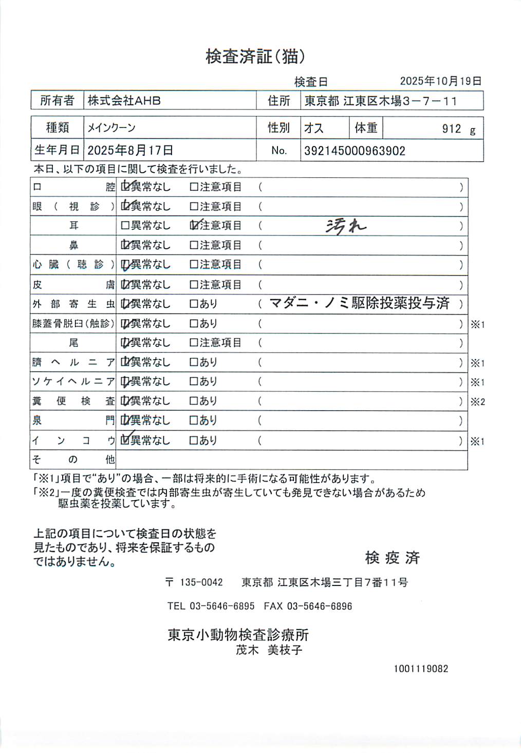 メインクーン