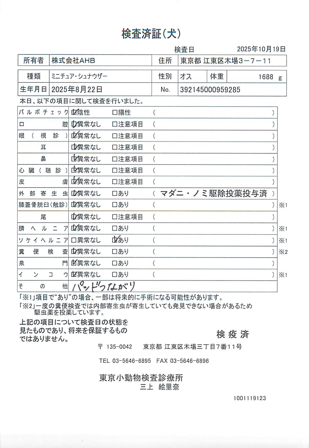 ミニチュア・シュナウザー
