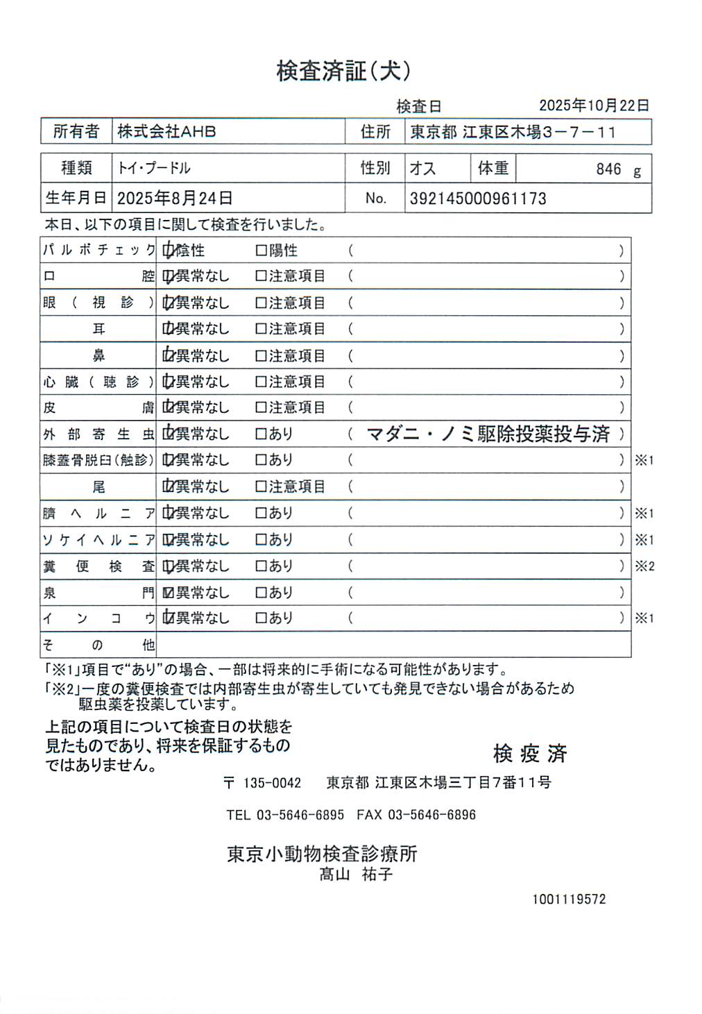 トイ・プードル