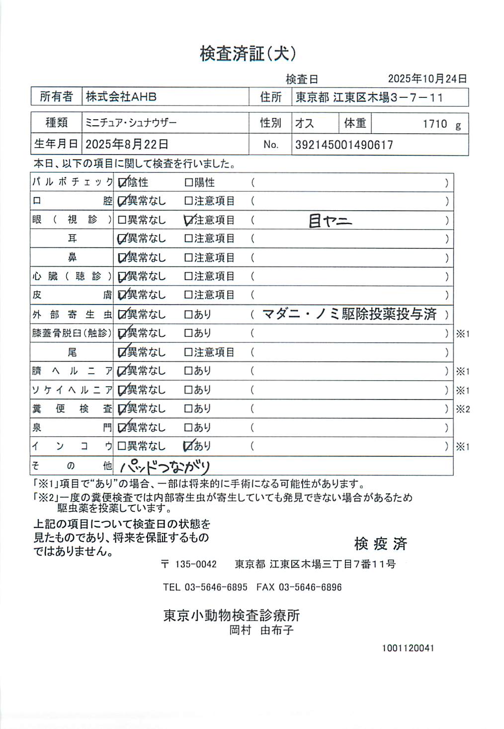 ミニチュア・シュナウザー