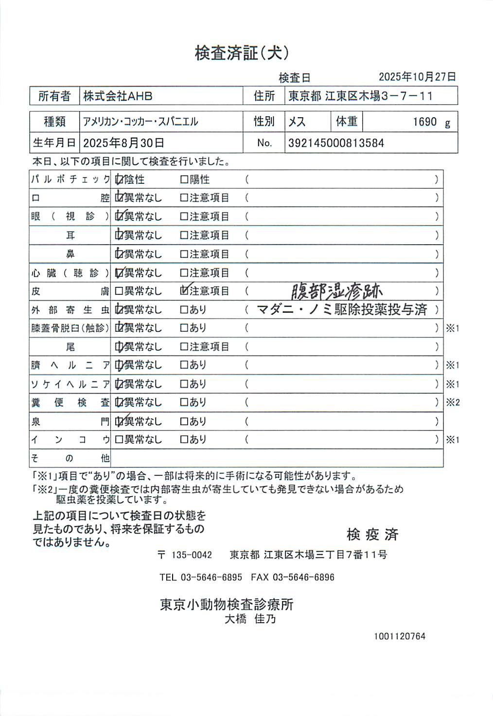 アメリカン・コッカー・スパニエル