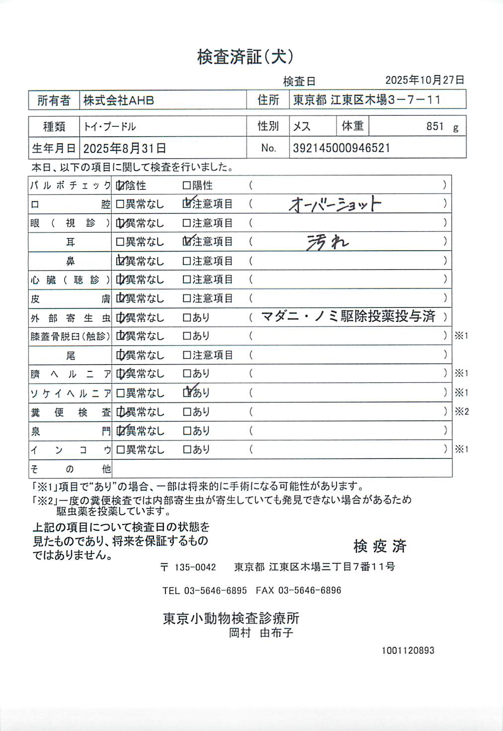 トイ・プードル