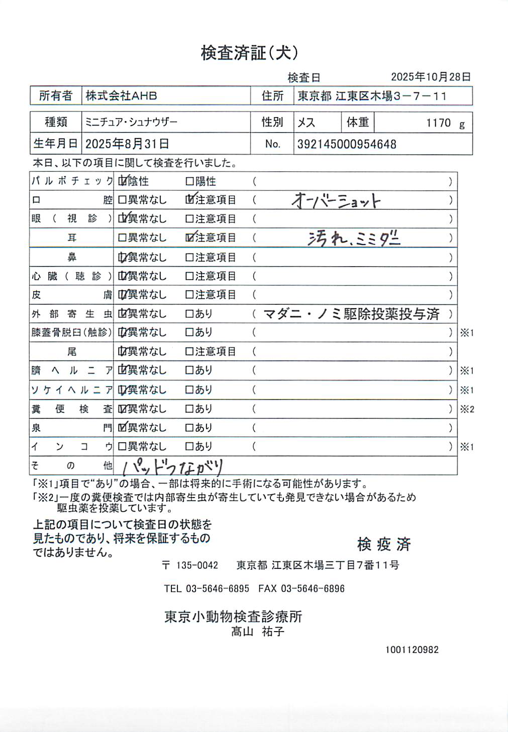 ミニチュア・シュナウザー