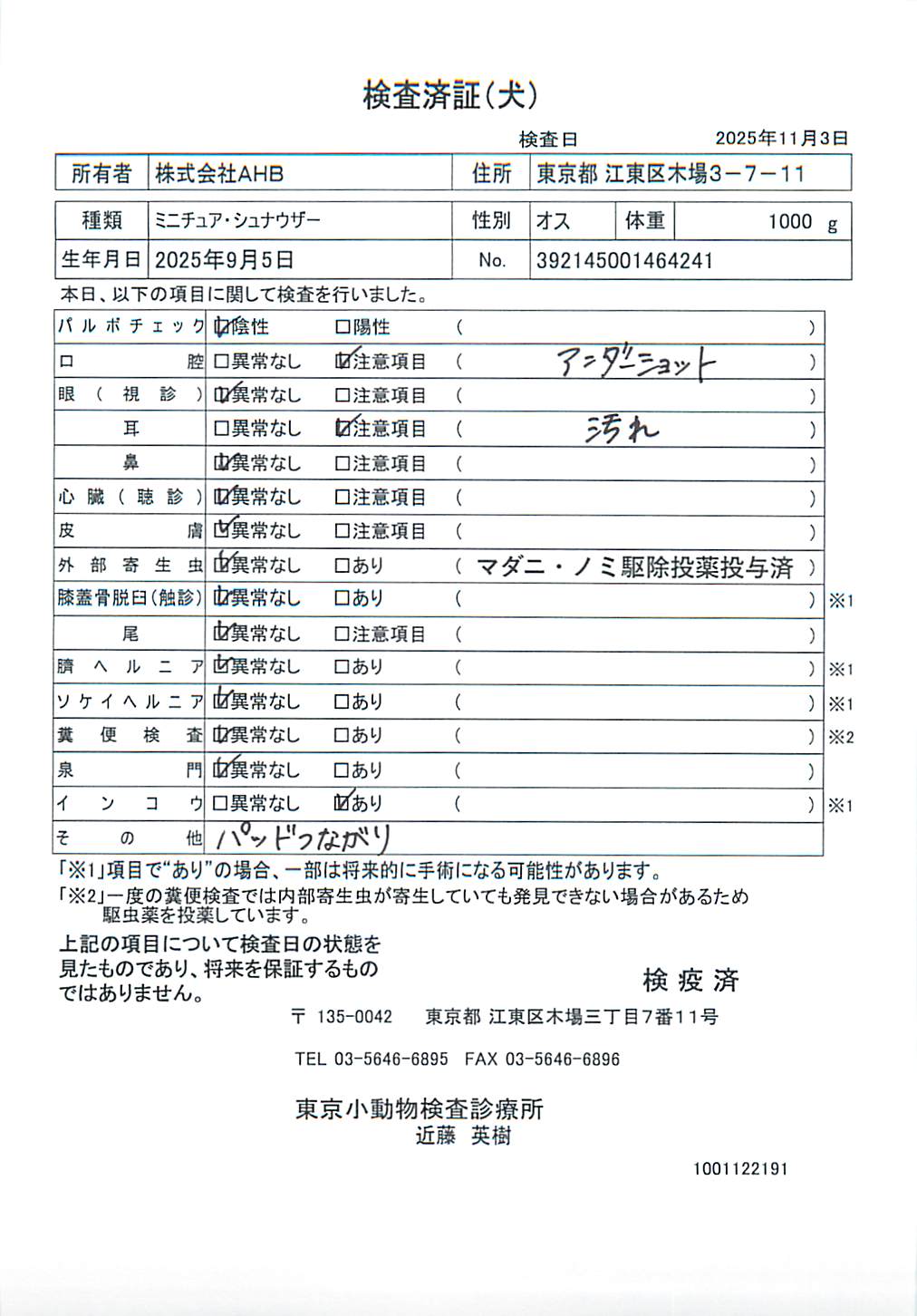 ミニチュア・シュナウザー
