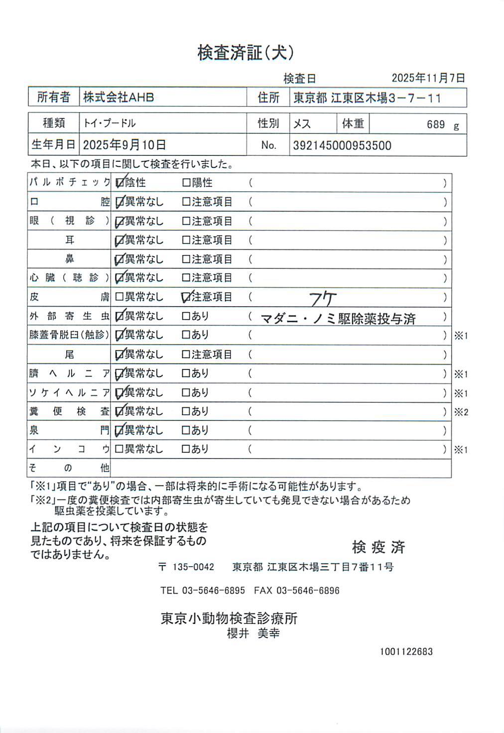 トイ・プードル