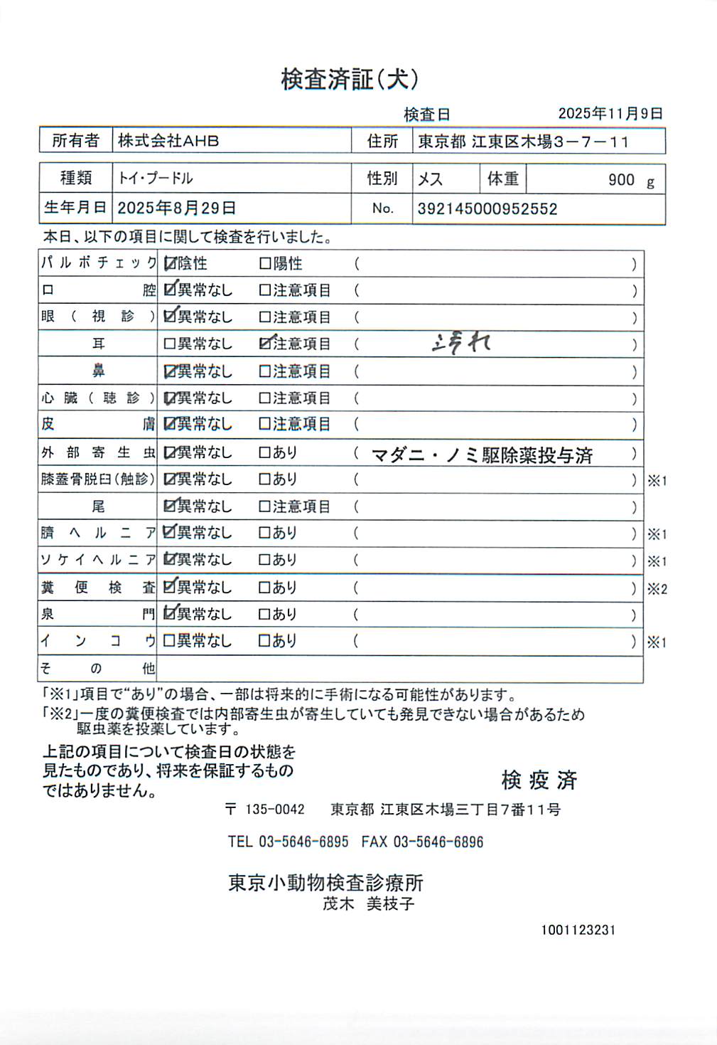 トイ・プードル