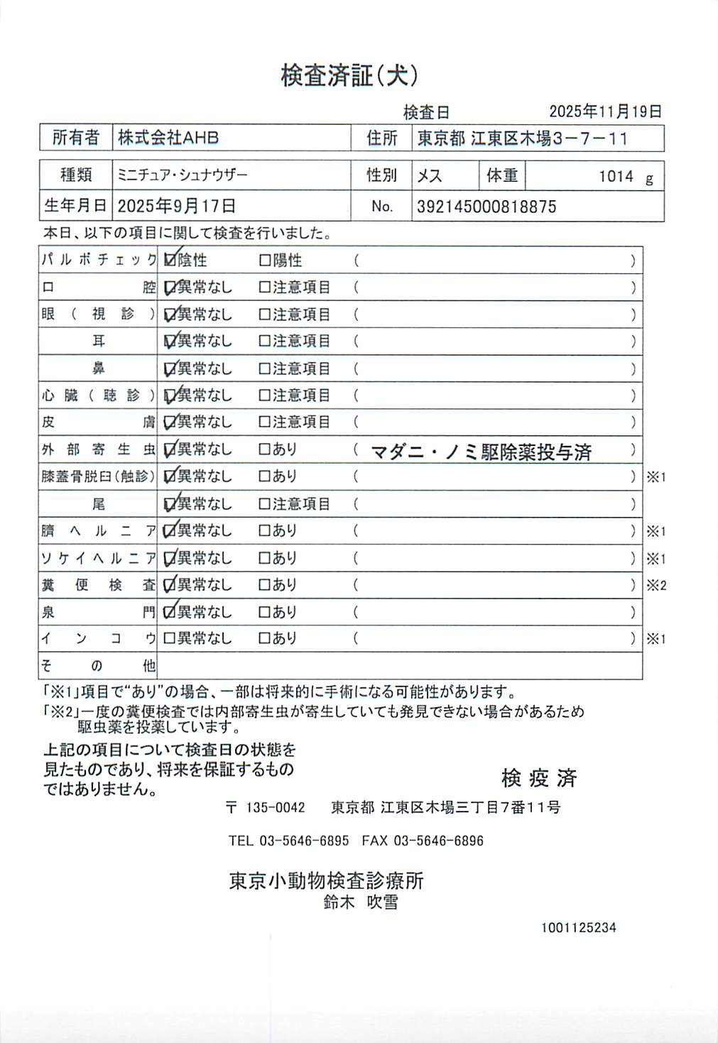 ミニチュア・シュナウザー