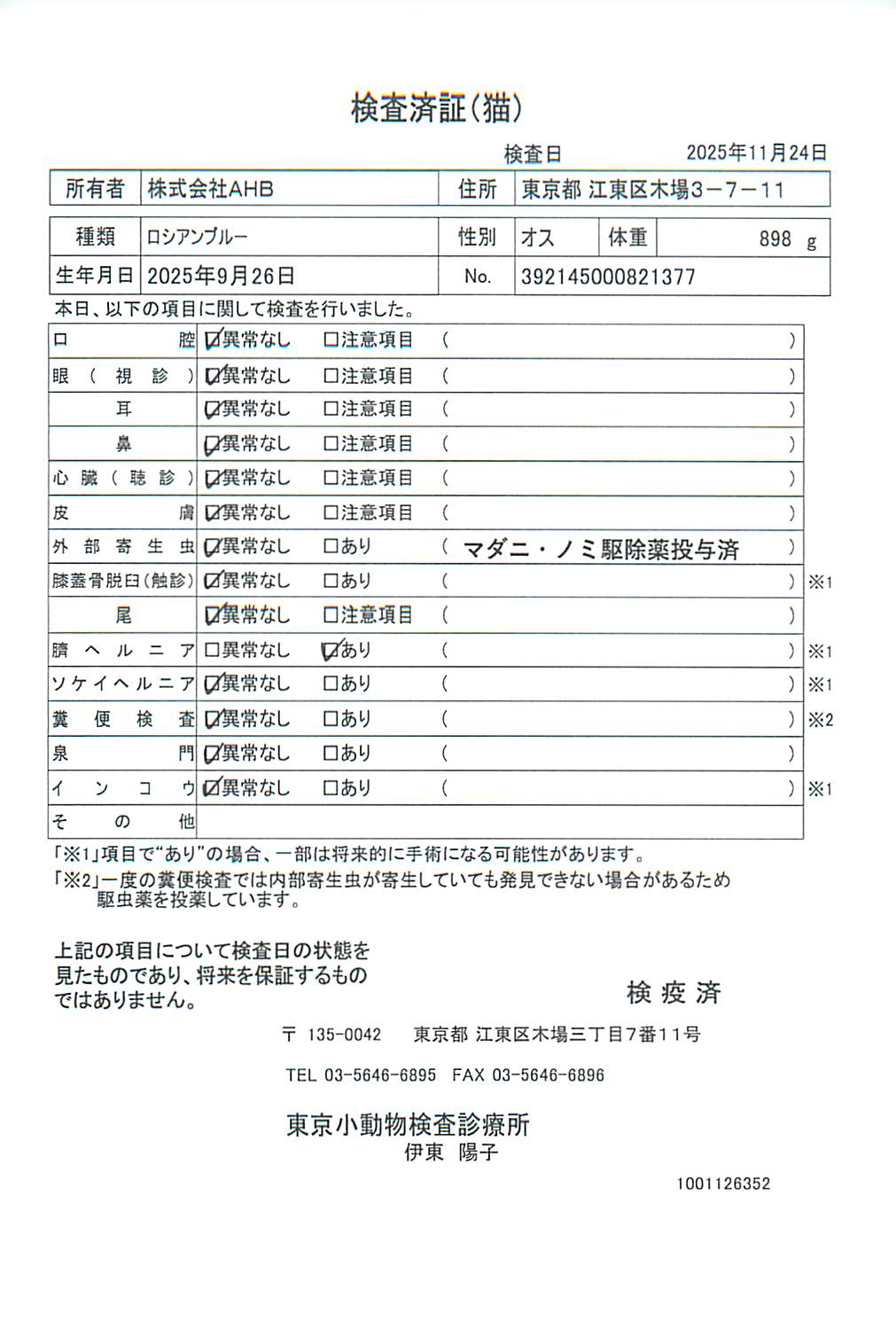 ロシアンブルー