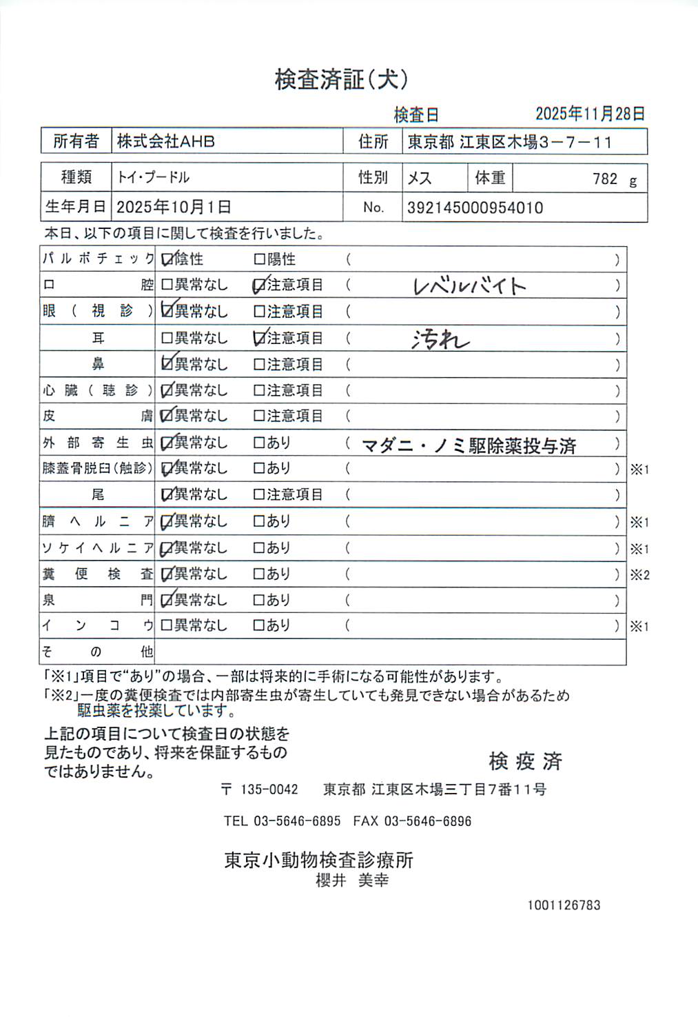 トイ・プードル