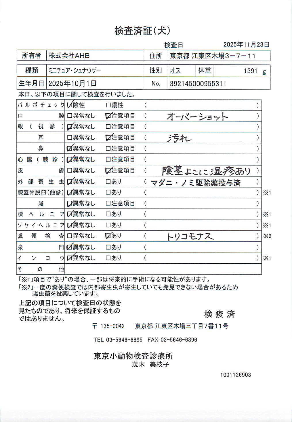 ミニチュア・シュナウザー