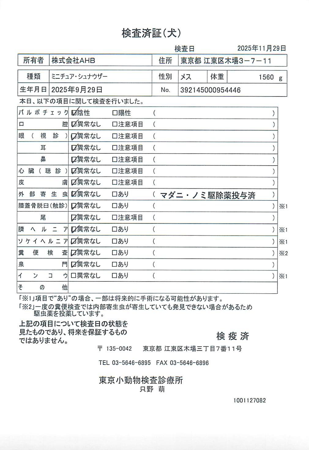 ミニチュア・シュナウザー