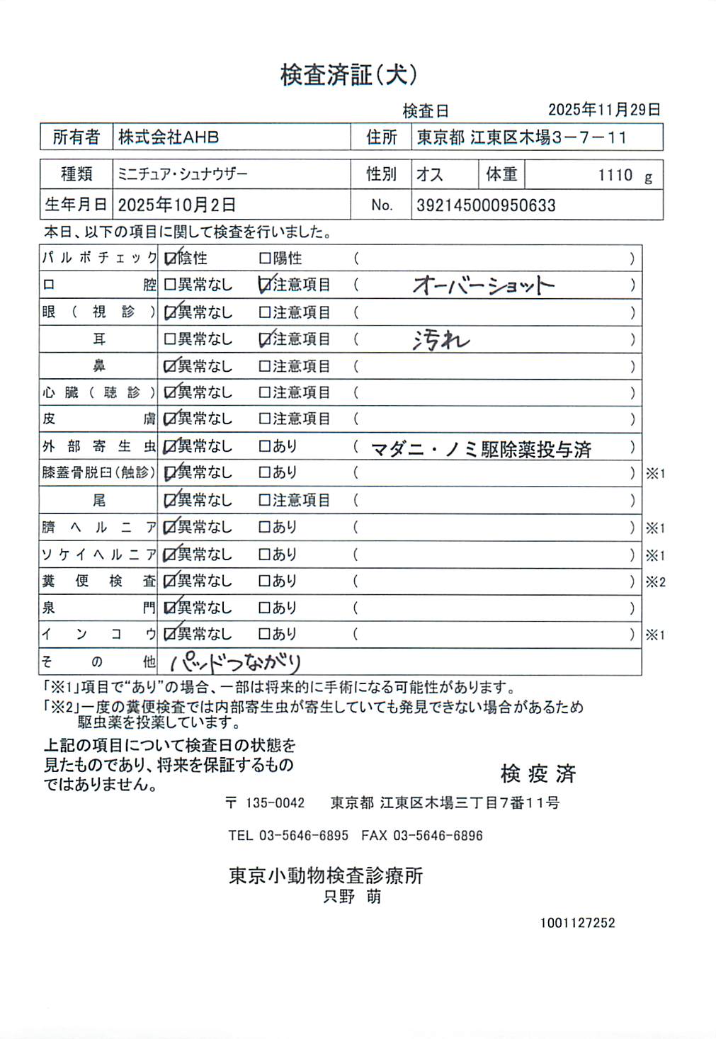ミニチュア・シュナウザー