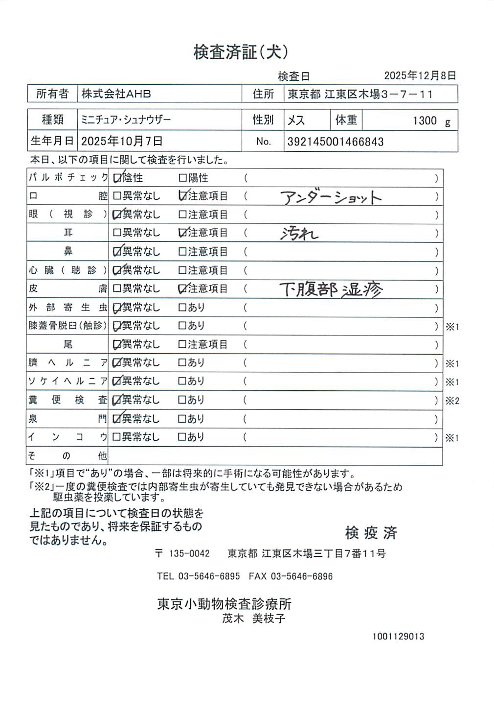 ミニチュア・シュナウザー