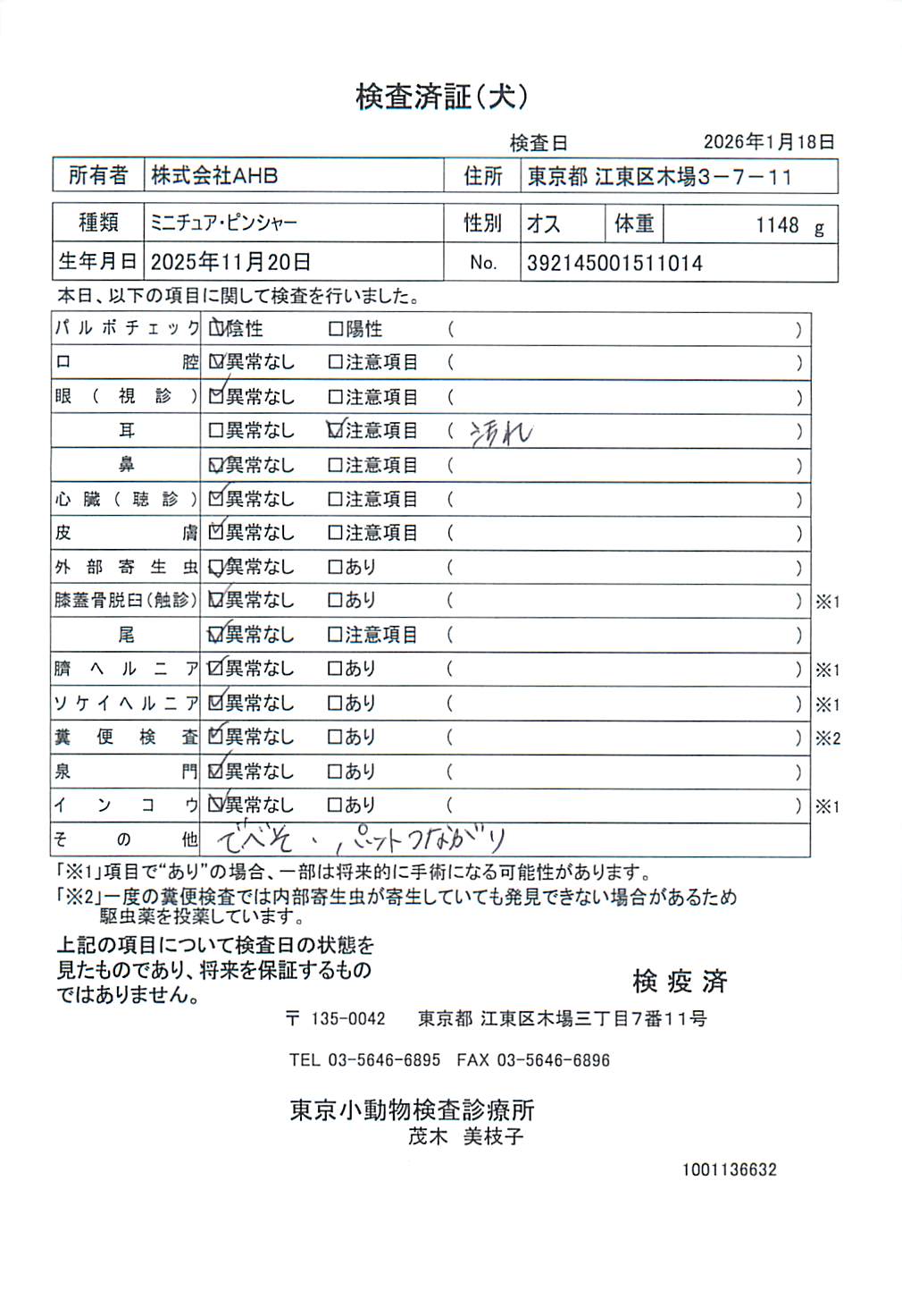 ミニチュア・ピンシャー