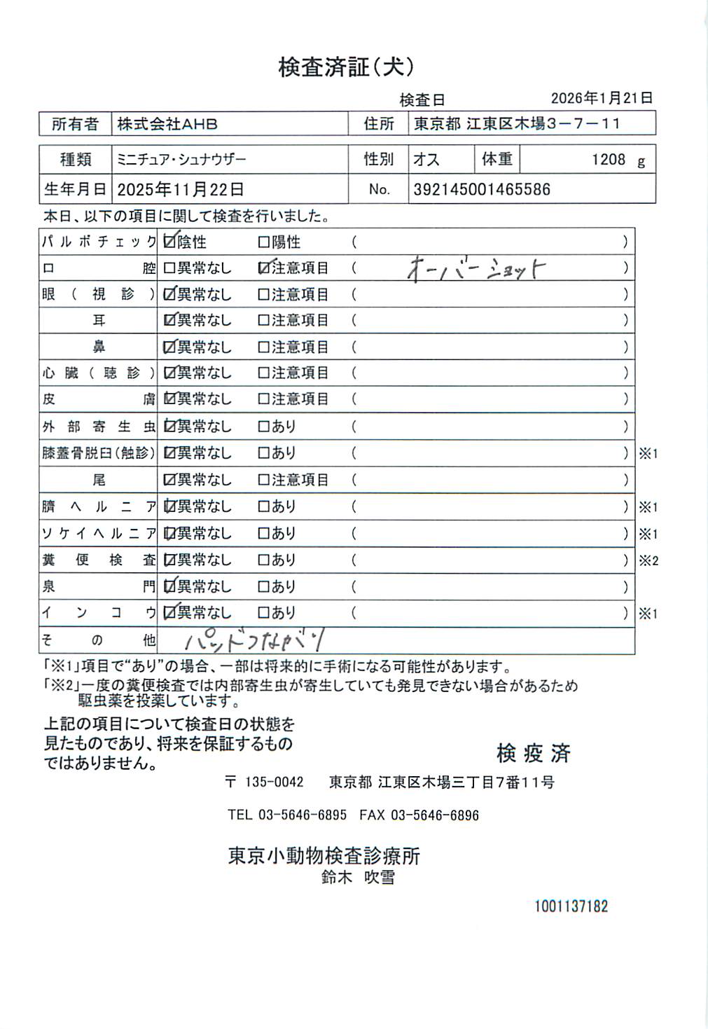 ミニチュア・シュナウザー