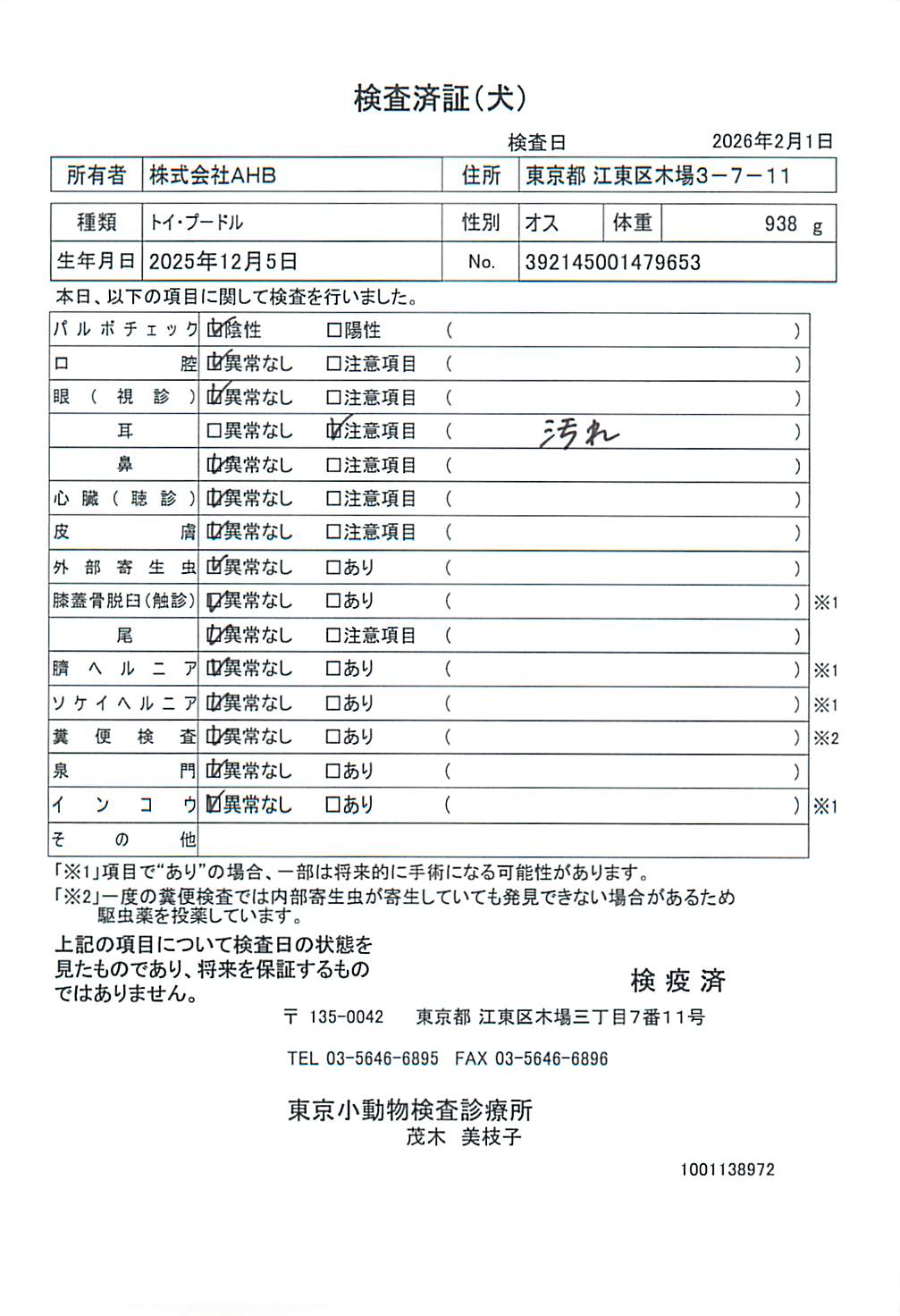 トイ・プードル