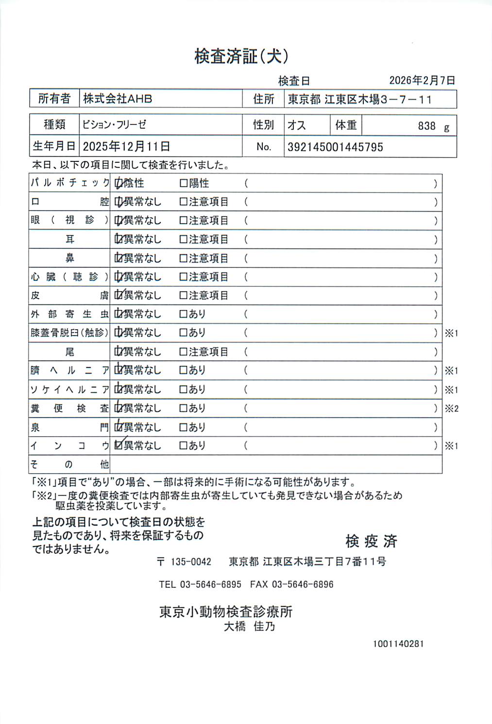 ビション・フリーゼ