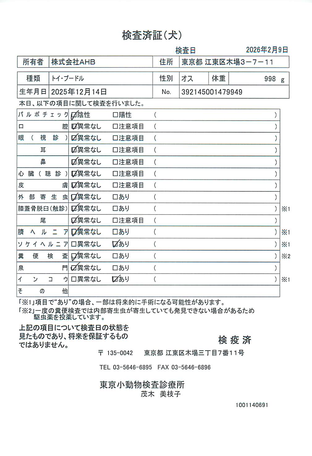 トイ・プードル