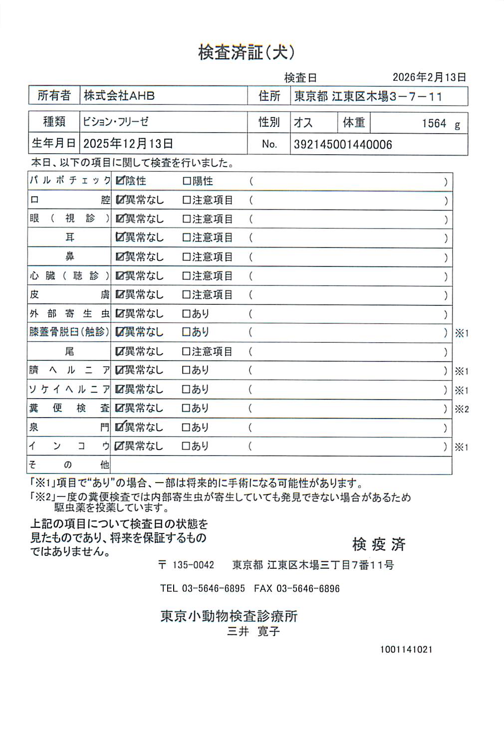 ビション・フリーゼ