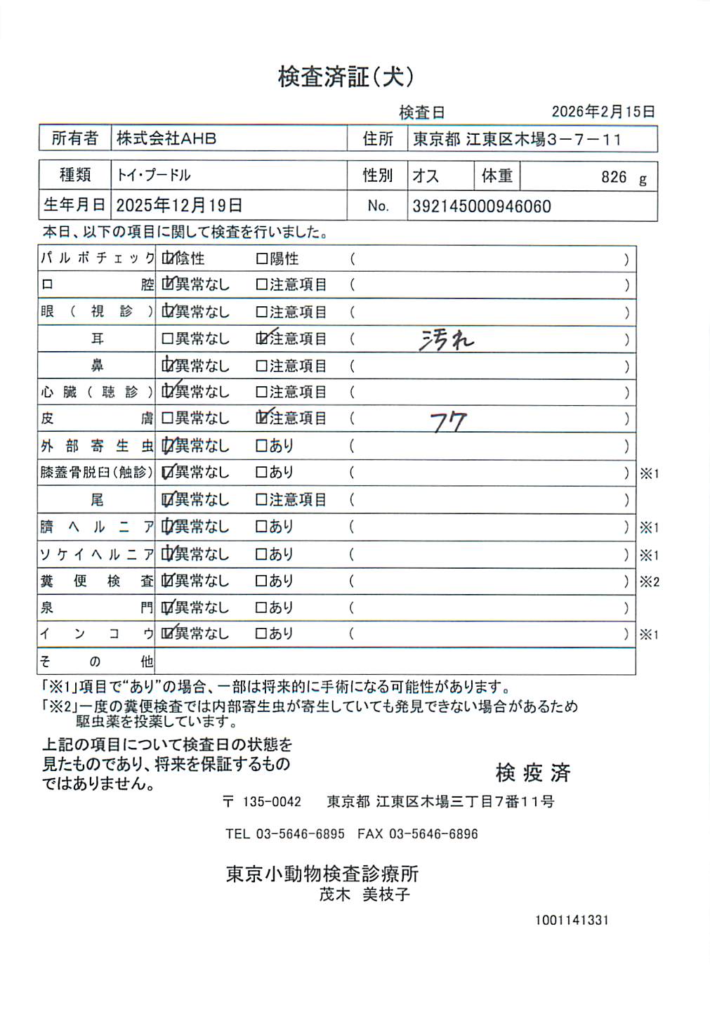 トイ・プードル