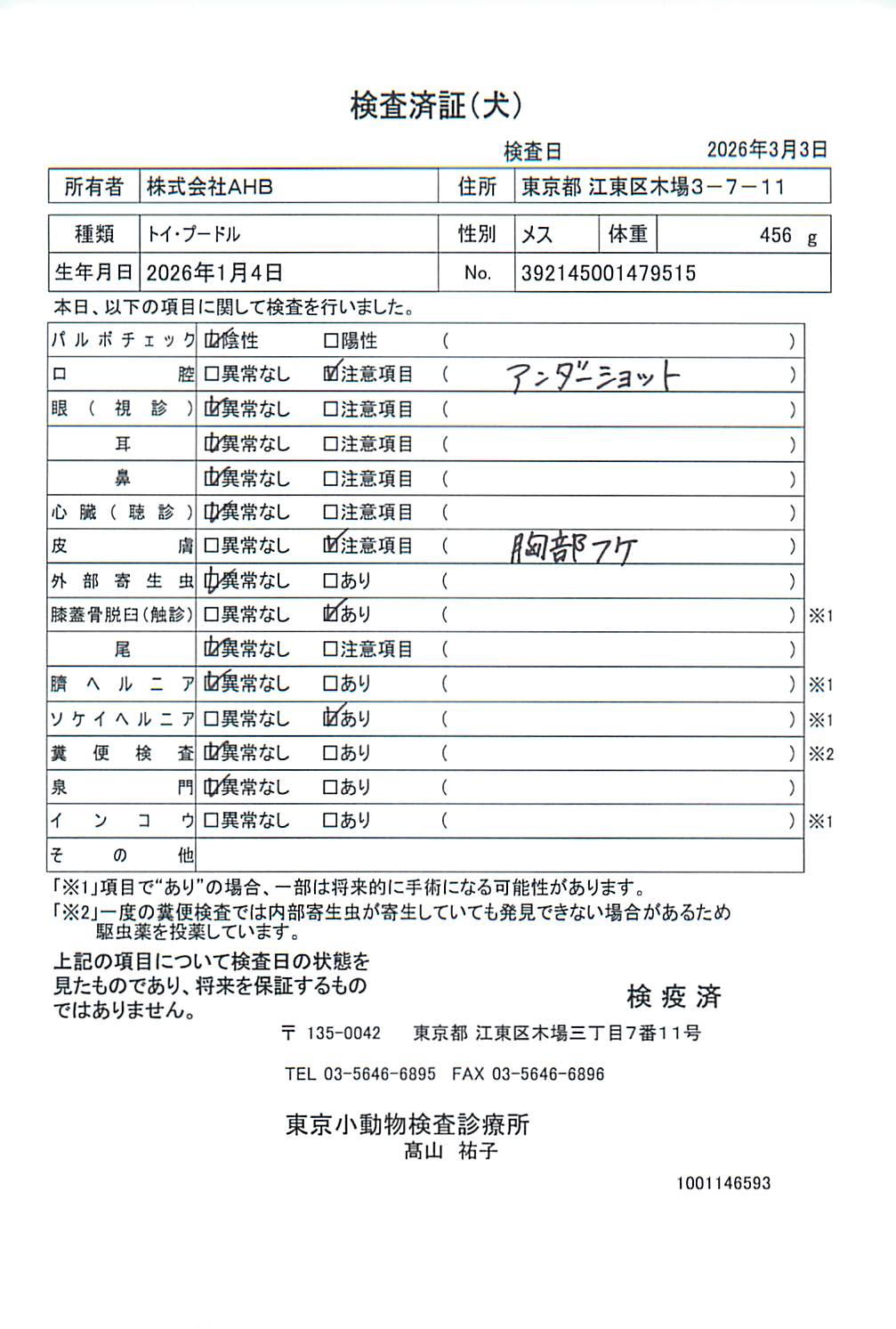 トイ・プードル