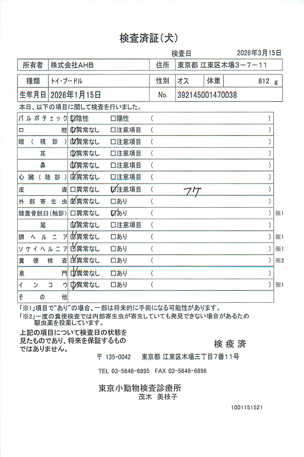 トイ・プードル