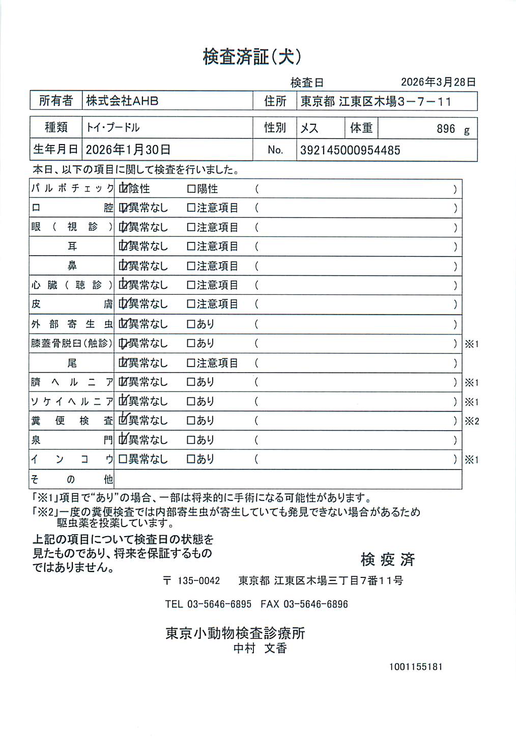 トイ・プードル