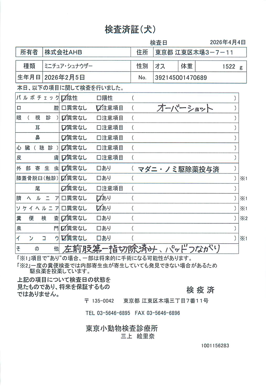 ミニチュア・シュナウザー