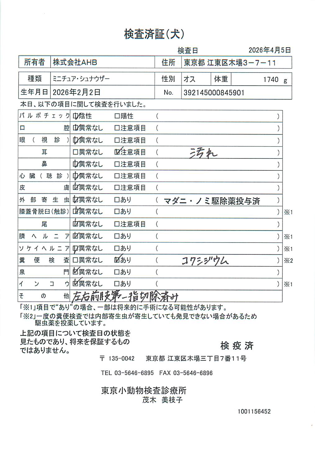 ミニチュア・シュナウザー