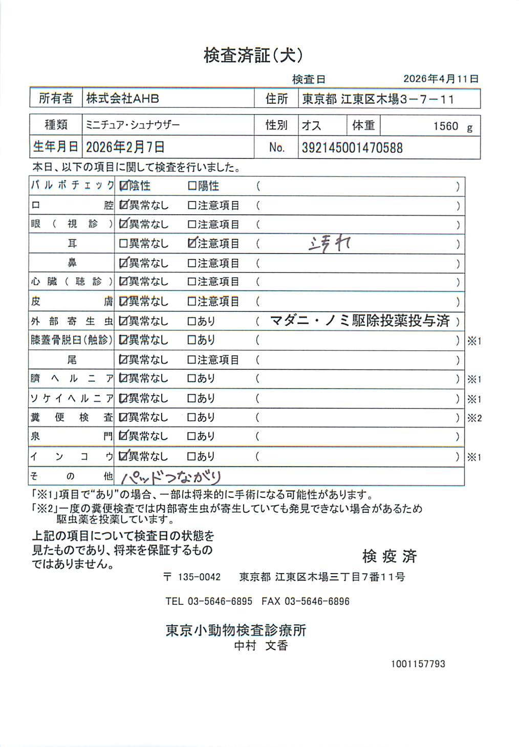 ミニチュア・シュナウザー