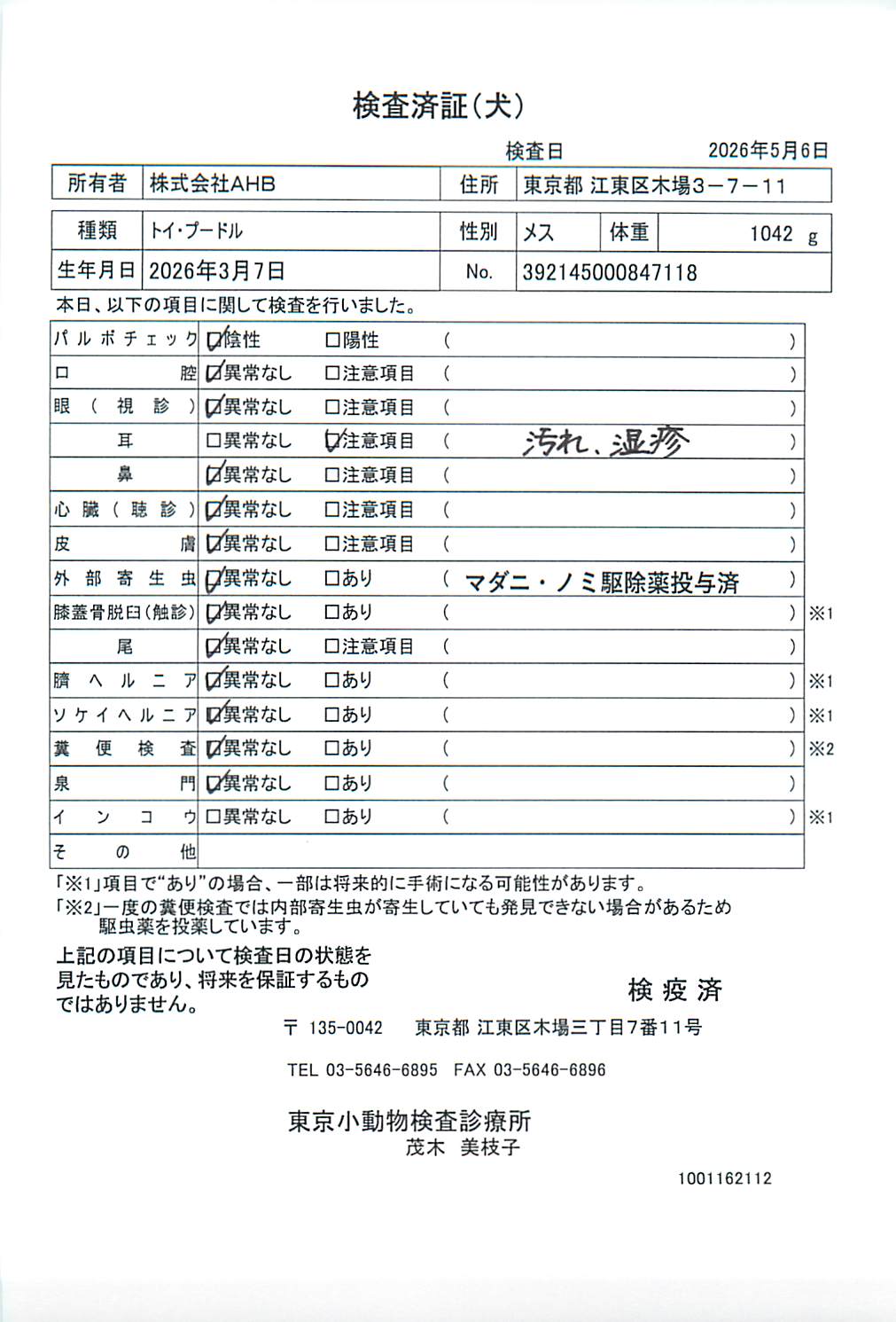 トイ・プードル