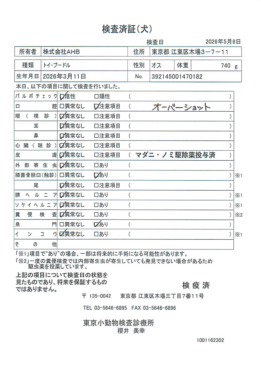トイ・プードル