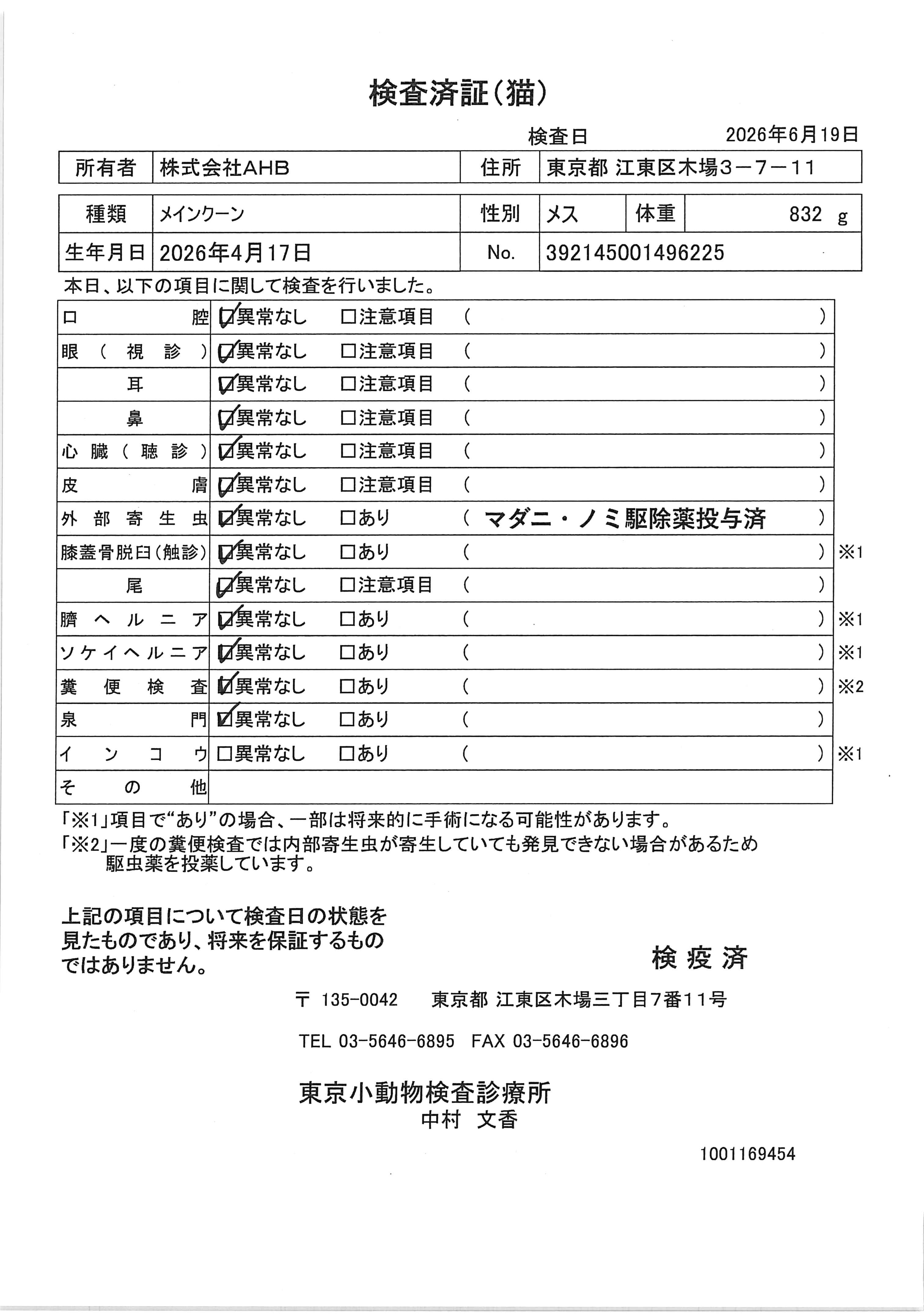 メインクーン