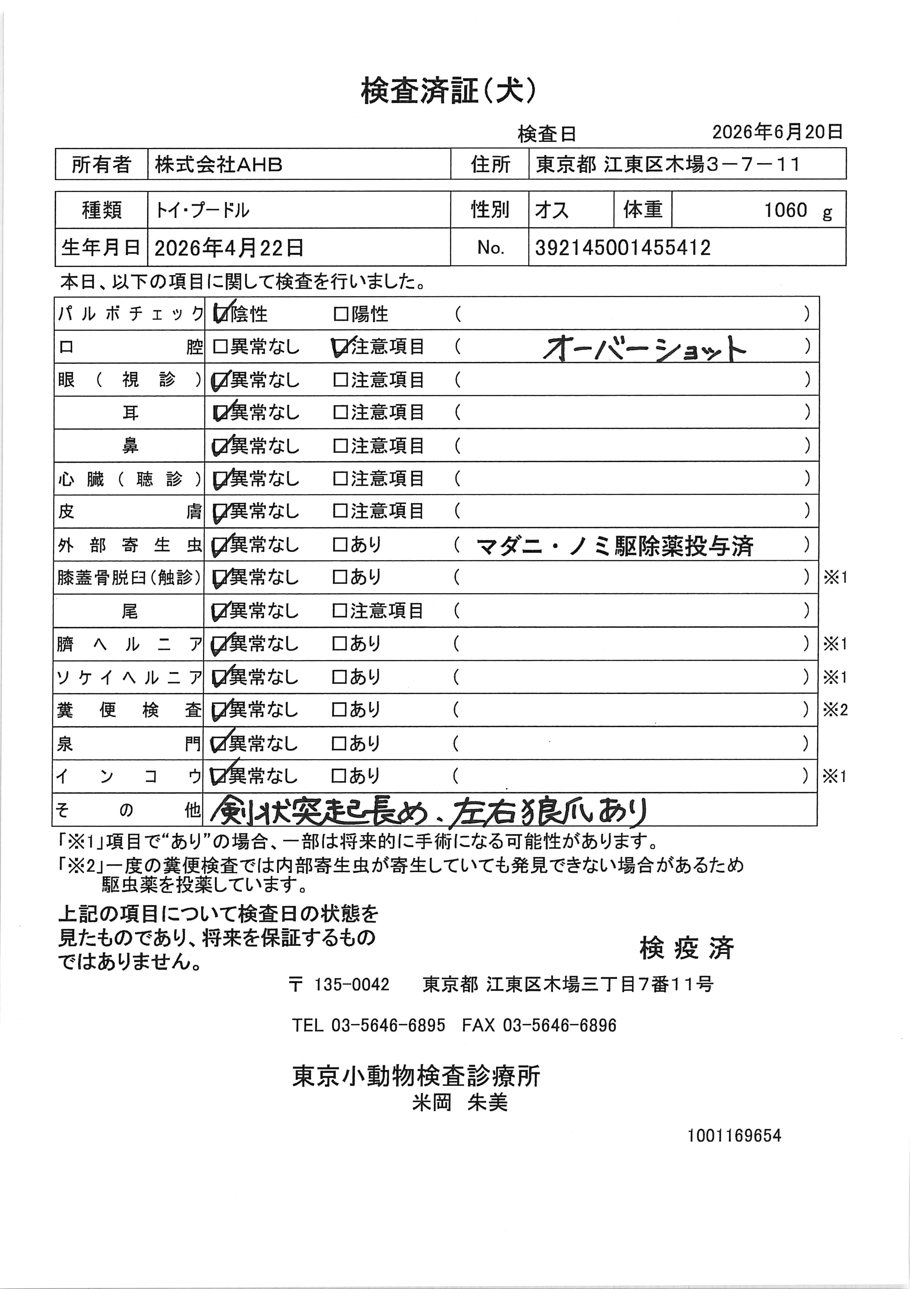 トイ・プードル
