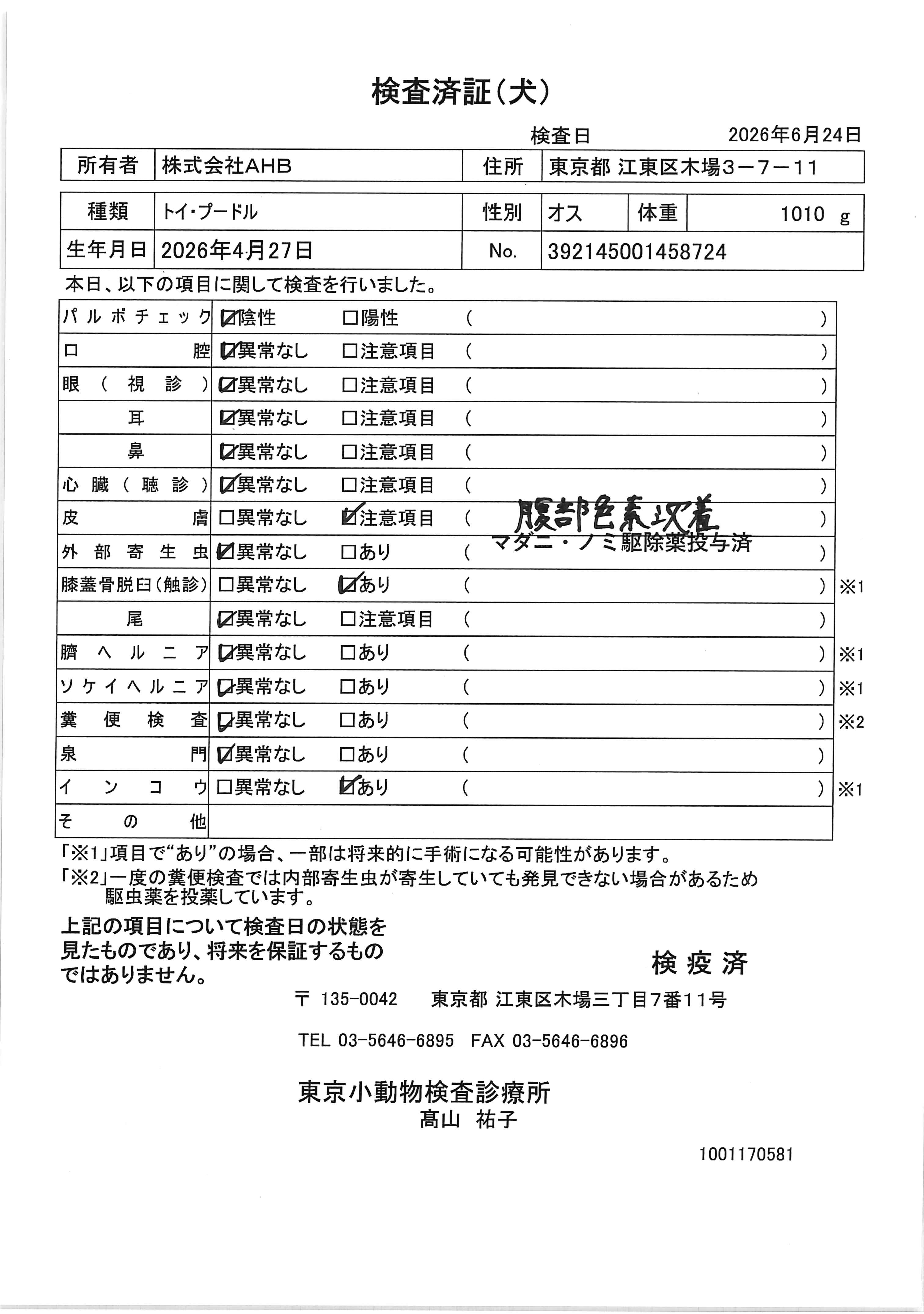トイ・プードル