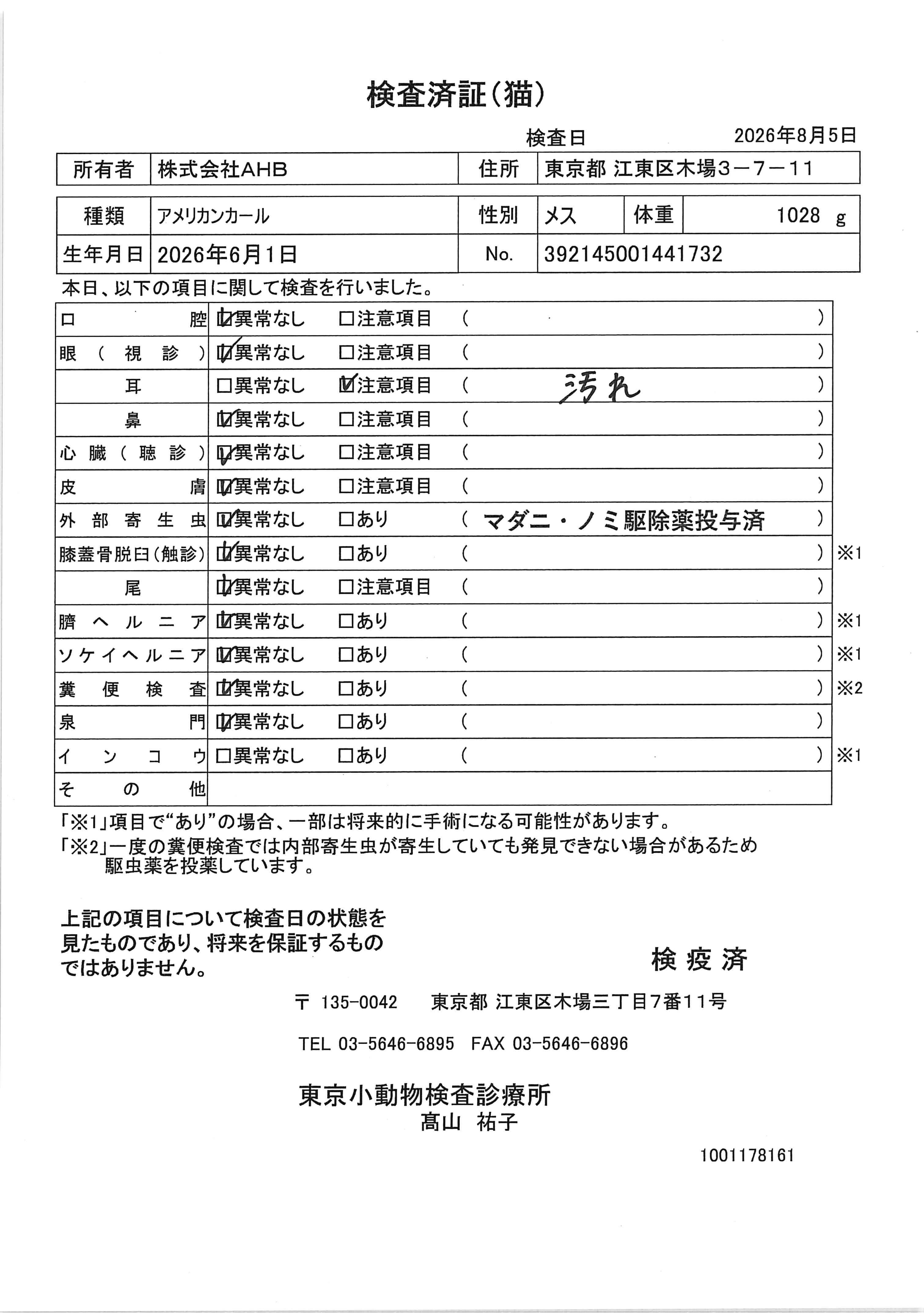 アメリカンカール