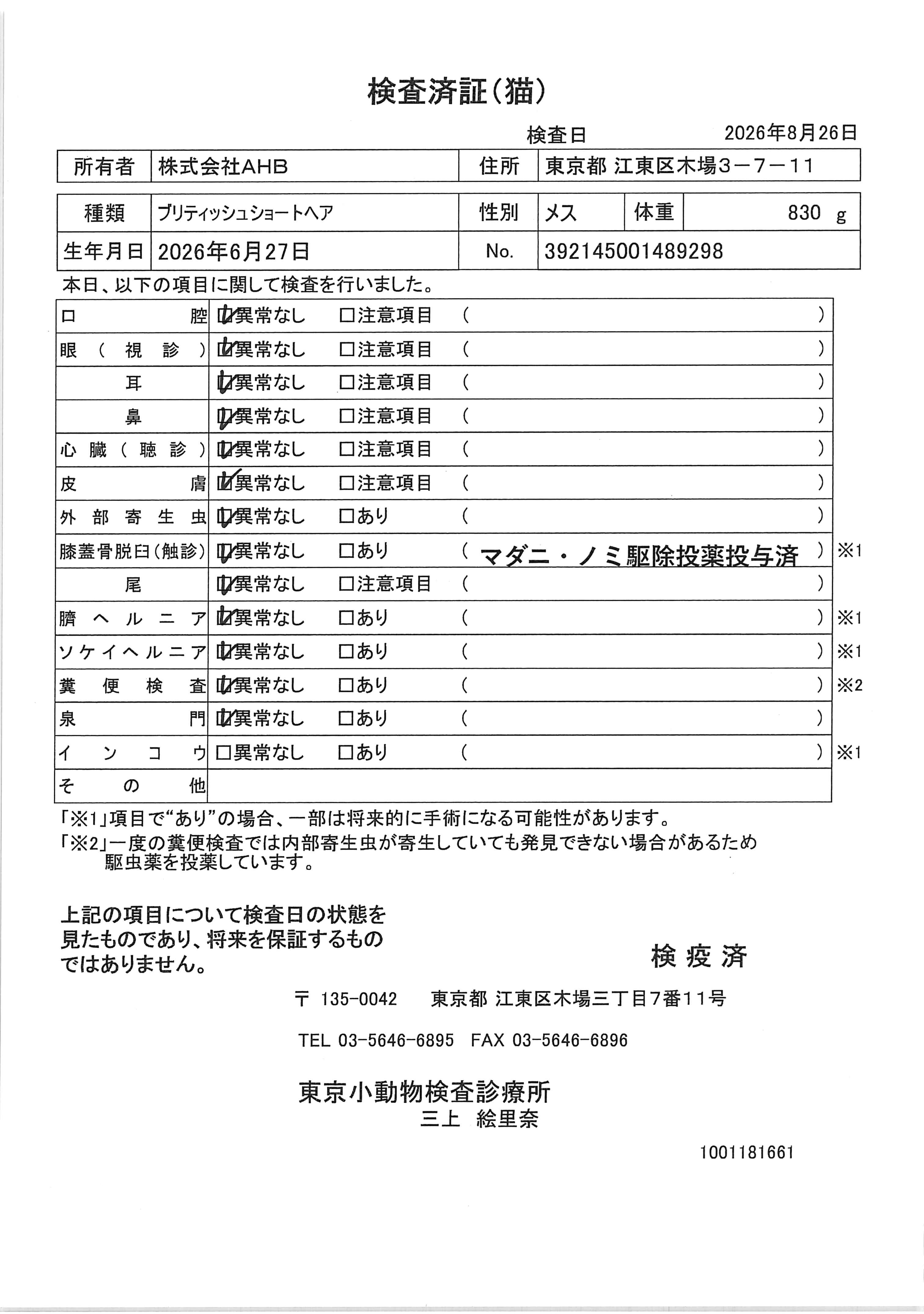 ブリティッシュショートヘア