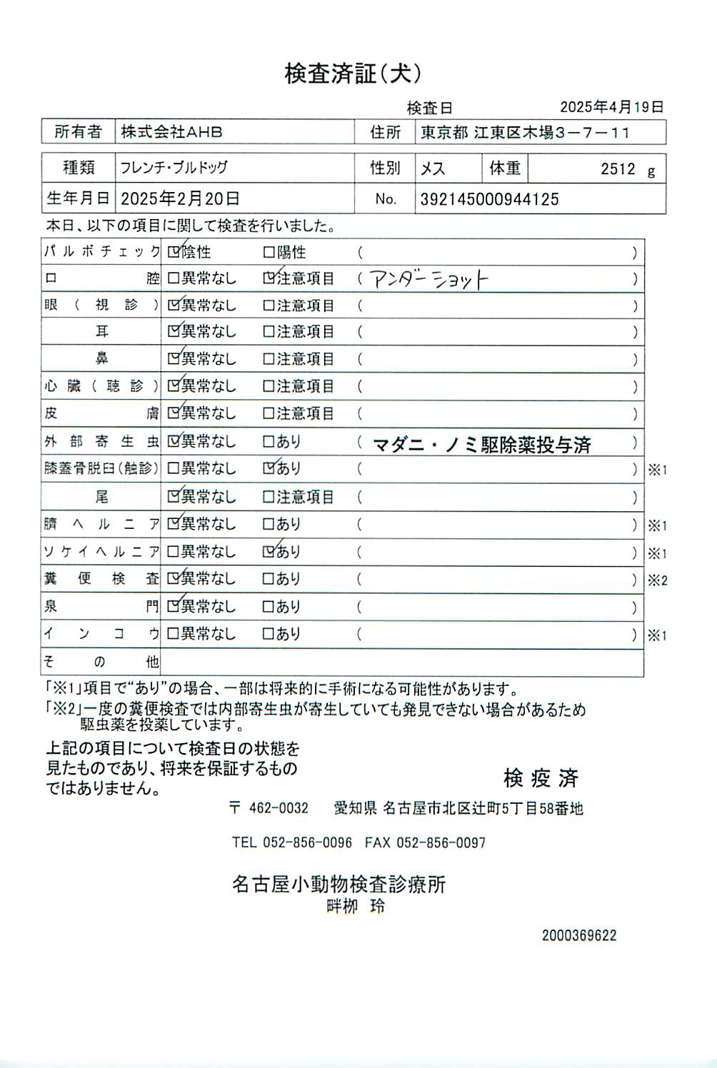 フレンチ・ブルドッグ