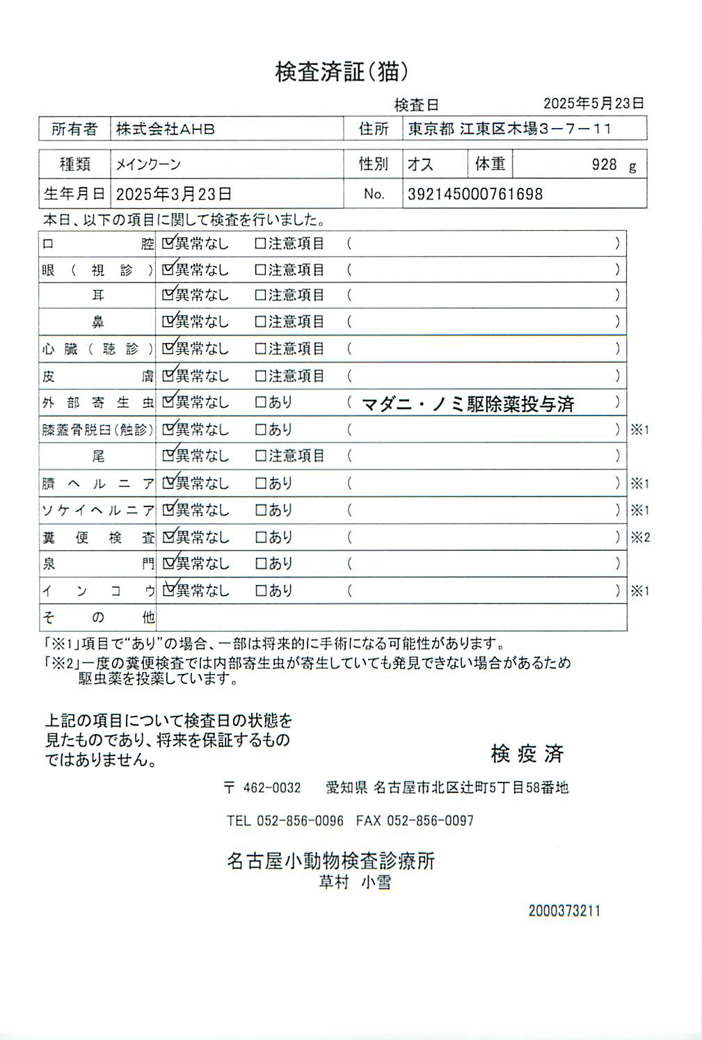 メインクーン